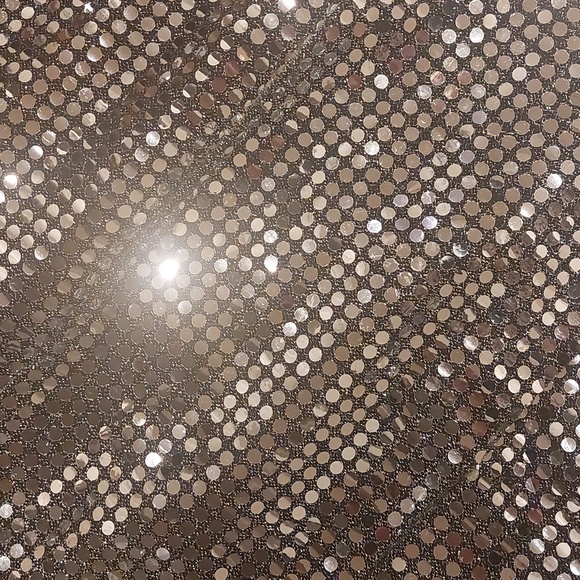 Nouveau Vintage Evening Collection Silver Sequin Disco Gown - Picture 7 of 16